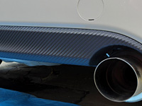 HONDA FIT RS GE8 5MT TYPE R カーボン調シートの貼り付け(1) リアアンダーパネル